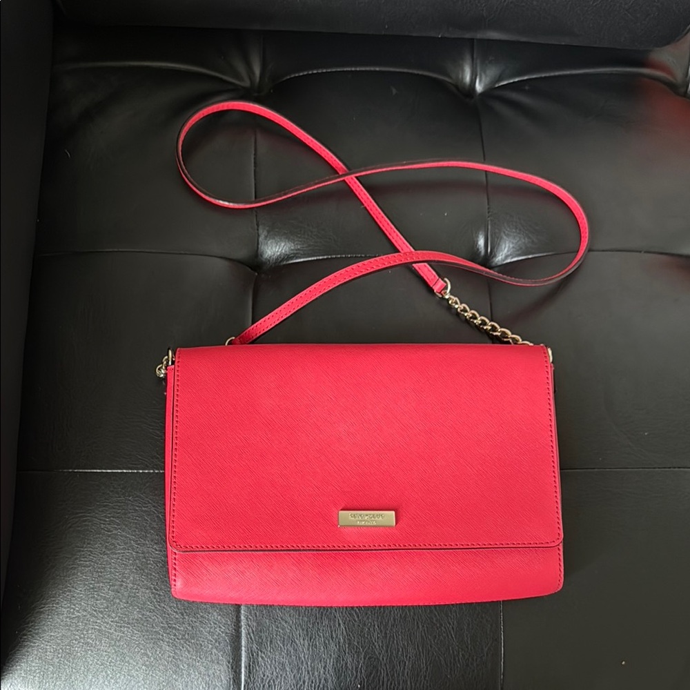 NWOT Kate Spade Alex Leather Crossbody Bag Gold Accents